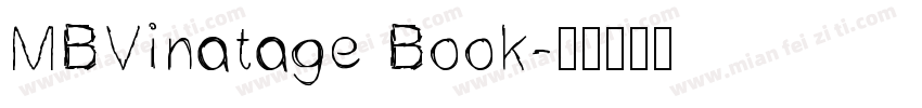 MBVinatage Book字体转换